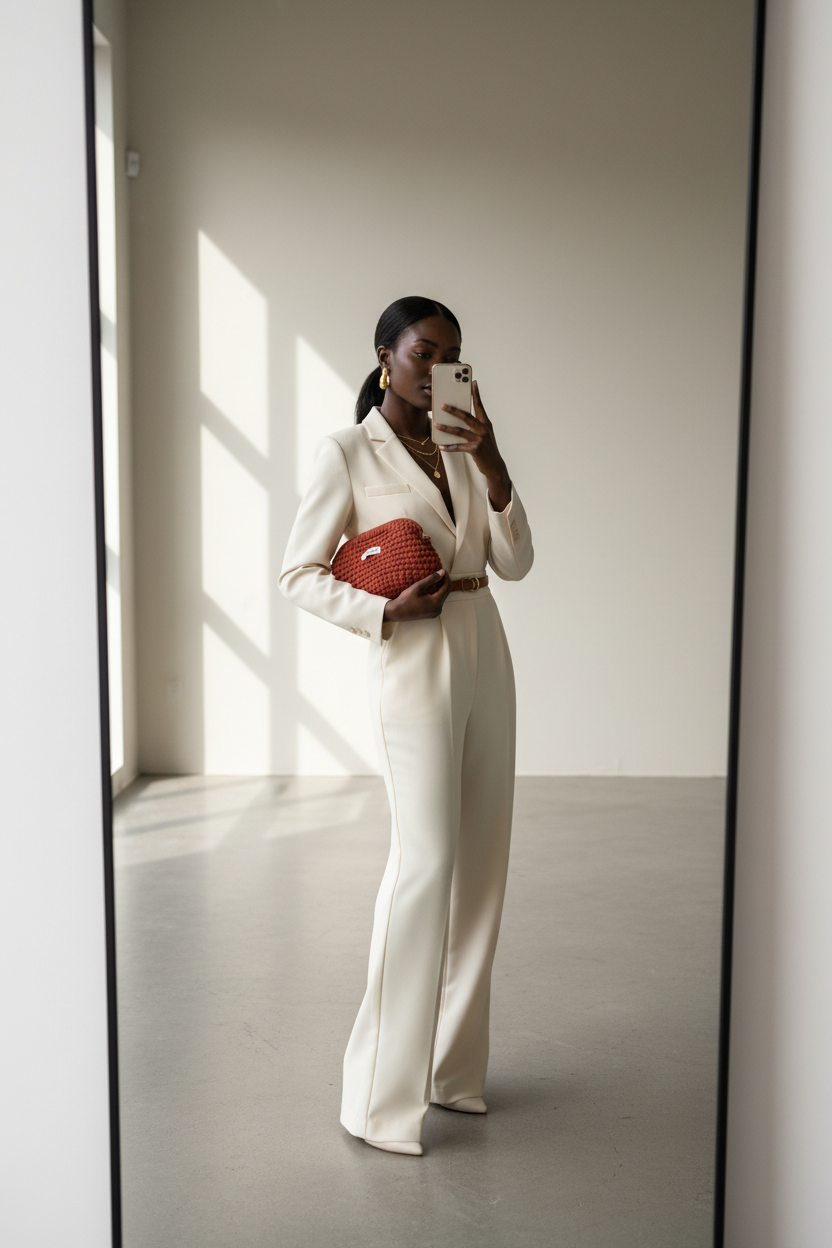 Clutch M - Burnt Orange