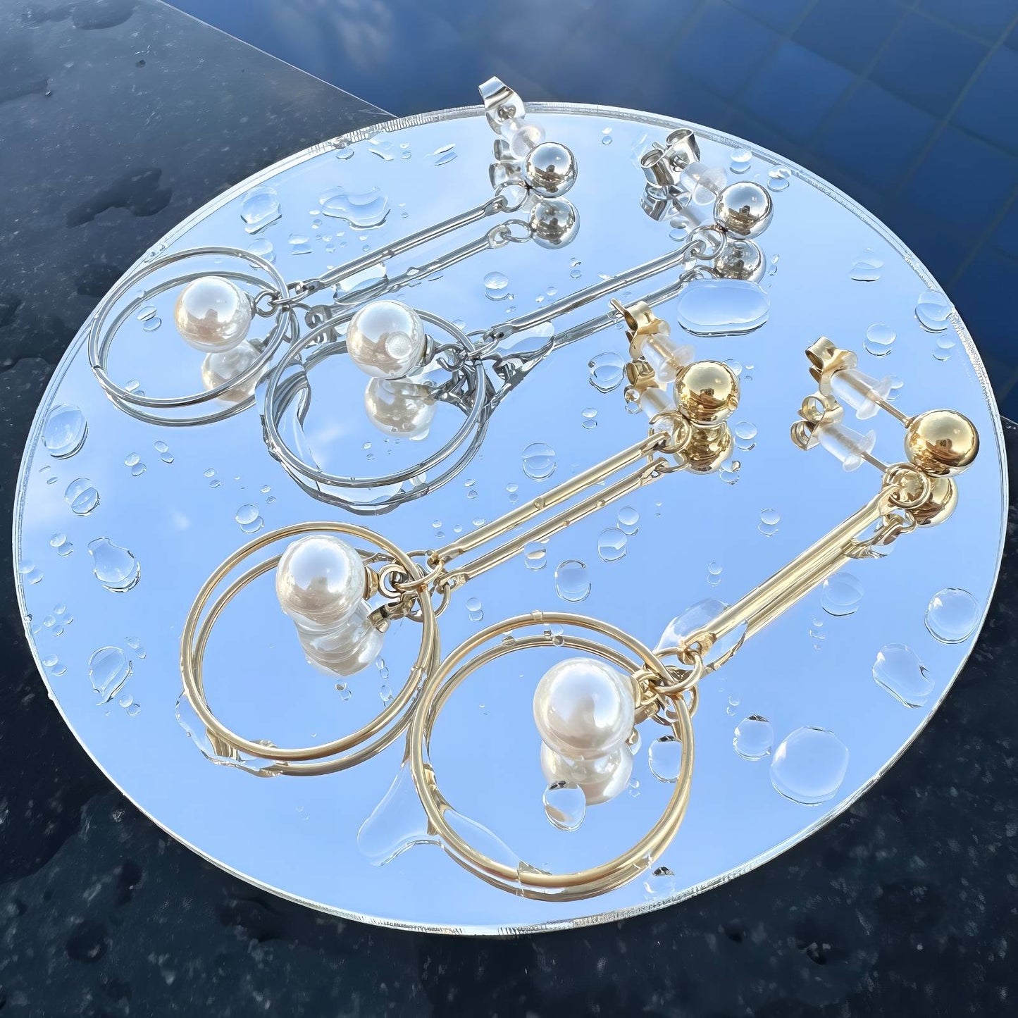 Aura Pearl Drop - Earrings