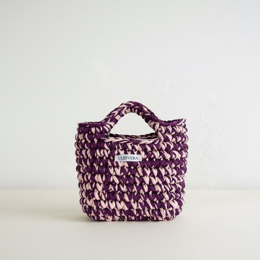 Plum Twist XL Tote