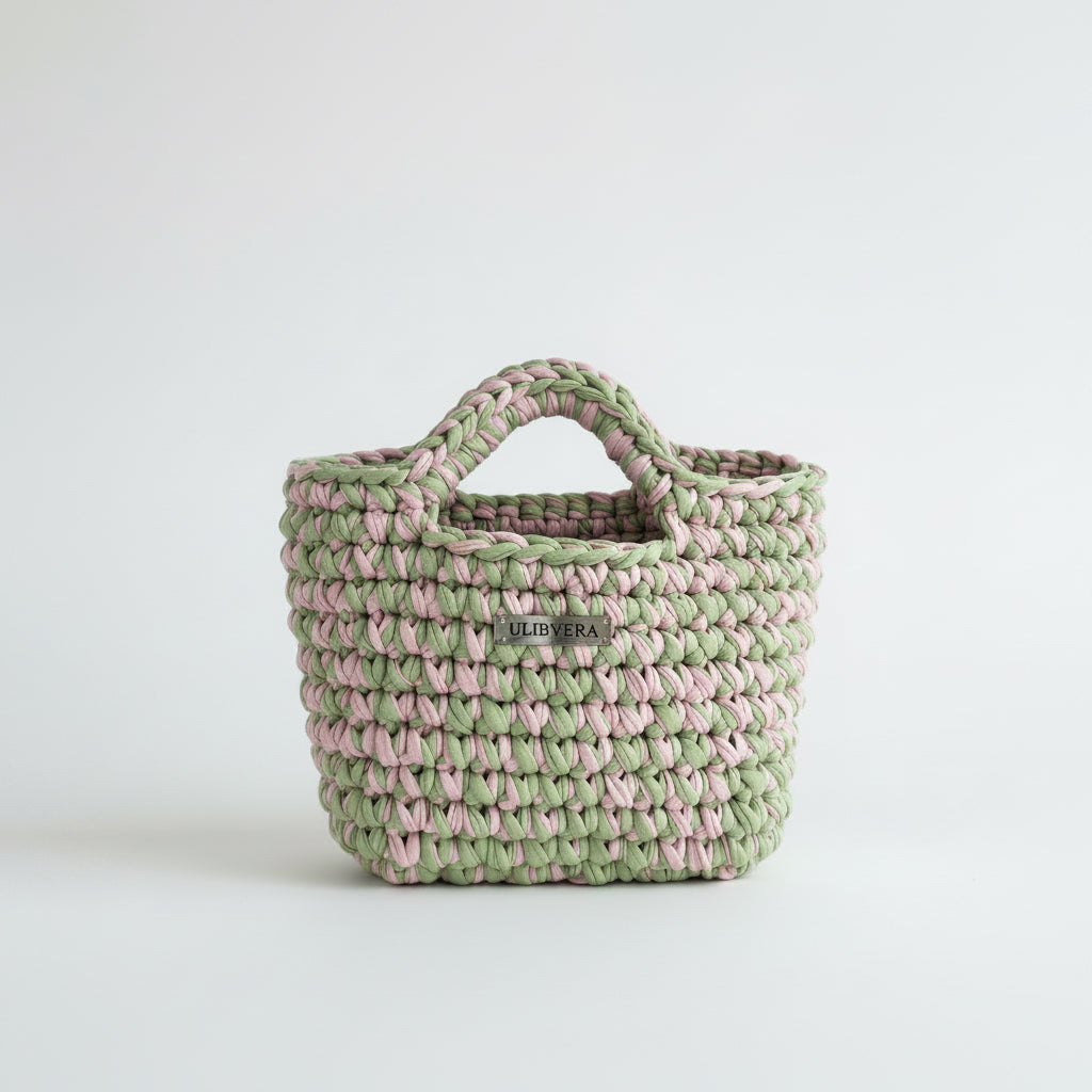 Mint Blossom XL Tote