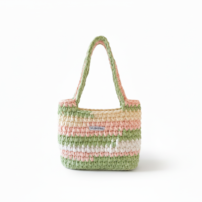 Tote Large - Matcha Strawberry